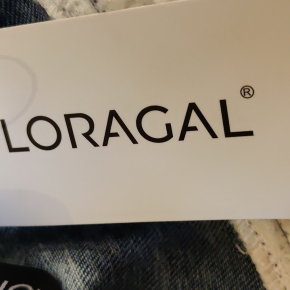 Loragal Women's Mixed Patchwork and Denim Aztec Print Coat NWT Size 3XL - Picture 10 of 12